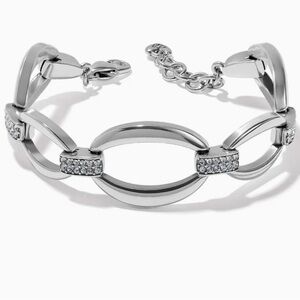 Brighton Vintage Retired
Meridian Bracelet w/ Rhinestones and Silver tone